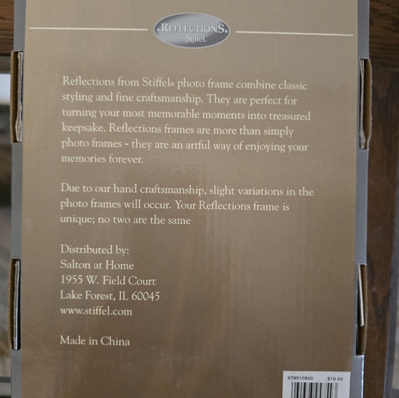 NEW Brushed Nickel heart frame - Picture 3 of 3